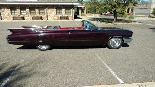 1960 Cadillac Convertible .. Black Cherry For Sale