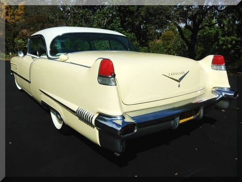 1956 Cadillac Coupe de Ville Clean Yellow AC Auto 365-V-8  For Sale