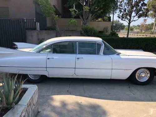 1959 Cadillac Sedan DeVille Dry Solid Driver Ivory $15.9k For Sale