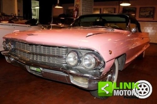 1962 Cadillac Rosa Series 62 Modello Elvis Cabrio, Cambio automa Till salu