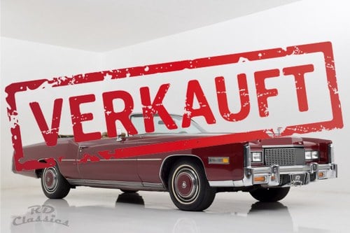 1976 Cadillac Eldorado Convertible VERKAUFT