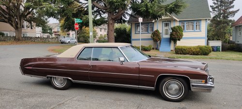 1973 100% complete original 2 dr Cadillac deVille In vendita
