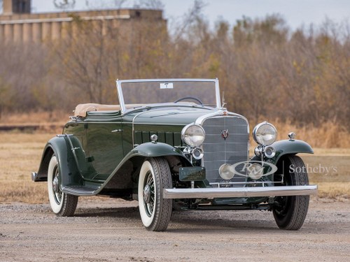 1932 Cadillac V-16 Convertible Coupe by Fisher For Sale by Auction