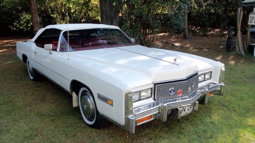 1976 CADILLAC ELDORADO CONVERTIBLE SOLD