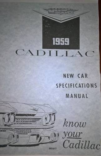 Wanted Cadillac 1959 Covertible