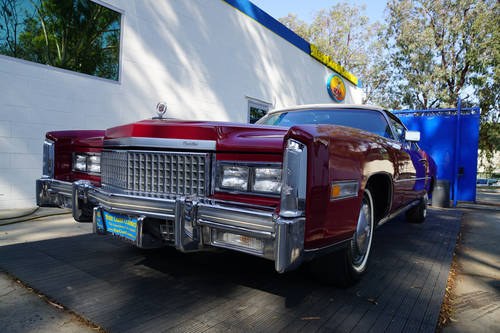 1975 Cadillac Eldorado Convertible with 16K orig miles VERKOCHT
