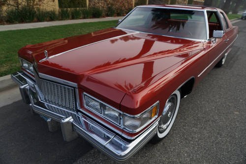 1975 Cadillac Coupe de Ville with 22K original miles SOLD