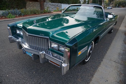 1976 Cadillac Eldorado Convertible rare 'Greenbriar' color VENDUTO
