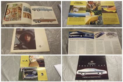 Picture of cadillac original brochures, pictures etc
