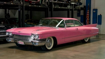 1960 Cadillac Series 62 390 V8 2 Dr Hardtop Mary Kay Pink