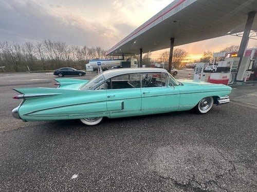 1959 CADILLAC Fleetwood Sedan 60 Special Till salu