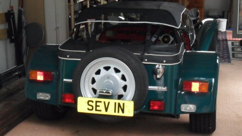 1990 Caterham number plate - SEV1N In vendita