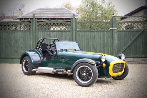 Caterham 310R - Vintage green yellow stripe, low miles, 2017 For Sale