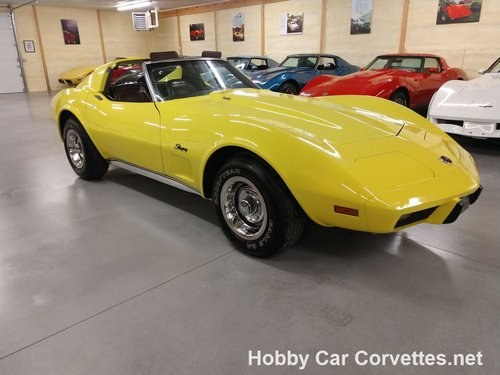 1976 Yellow Corvette L82 For Sale In vendita