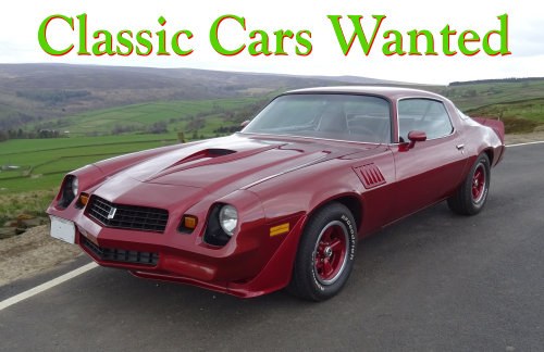 Chevrolet Camaro Wanted. Immediate Payment. Nationwide Colle In vendita