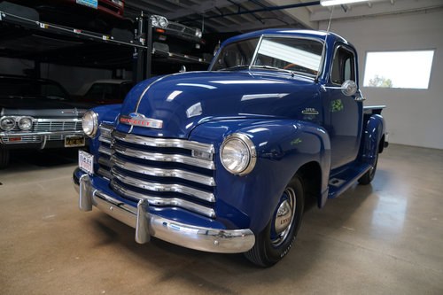 1953 Chevrolet 3100 235 6 cyl Pick Up Restored  SOLD