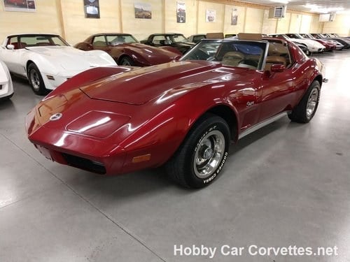 1973 Dark Red Corvette For Sale In vendita