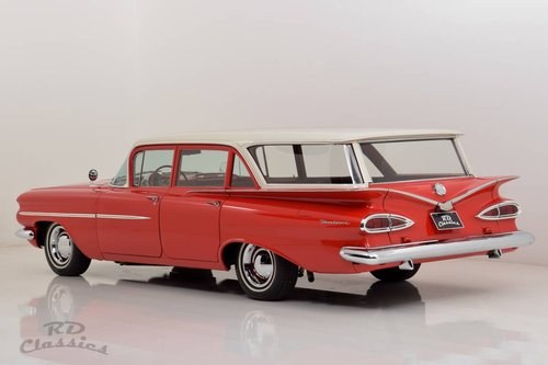 1959 Chevrolet Biscayne Brookwood Wagon For Sale