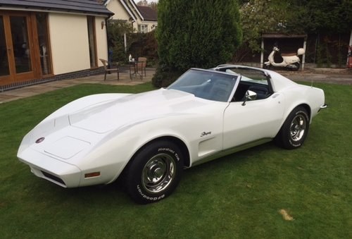 1973 Corvette Stingray - Classic White T-Top For Sale