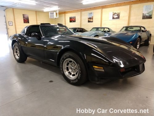 1981 Black Black Corvette Automatic Fun Driver For Sale