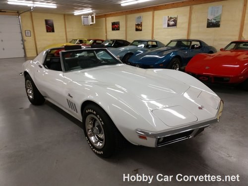 1969 White Corvette 4spd For Sale For Sale