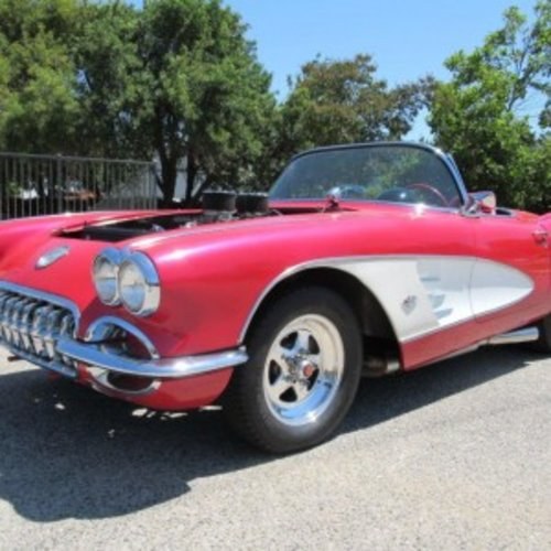1959 Corvette Convertible = Faster Pro-Street 350 auto $59.9 For Sale