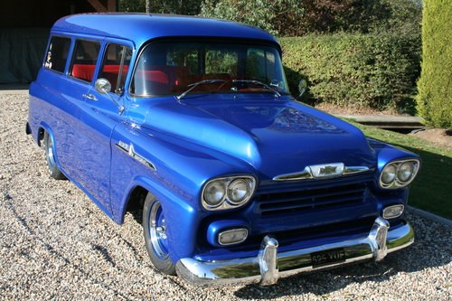 1958 Very Cool Chevrolet Apache Suburban V8 Hot Rod.. For Sale