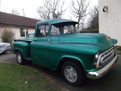 1957 Chevy C10 Pick Up Truck, 350 V8, Automatic SOLD