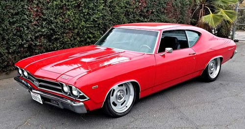 1969 Chevelle SS 396 = Faster 427 + 4 speed AC WildWood $48. For Sale