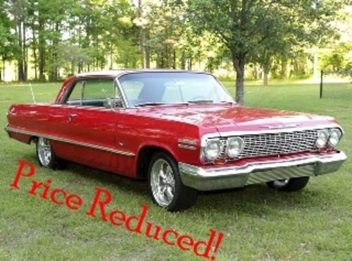 1962 Chevy Impala HardTop = Faster 454 Auto Red $30k For Sale