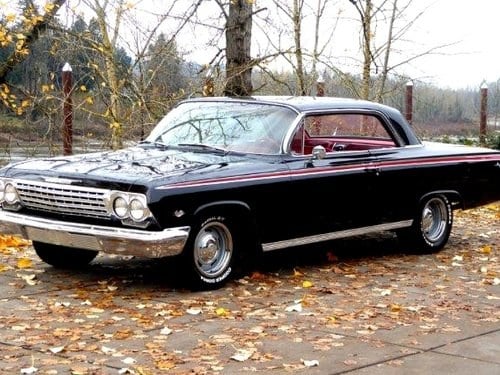 1962 chevy Impala Sport Coupe = 327 + 4 Speed Manual $32.5k For Sale