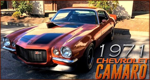1971 Camaro Z28 Coupe = Orange(~)Black 4 Speed $39.9k For Sale