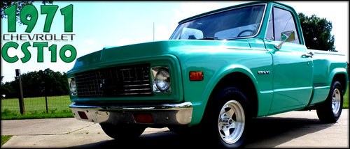 1971 Chevy CST10 Pickup Truck =Fresh  350(~)350  $20.9k In vendita