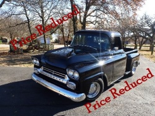 1958 Chevrolet 3100 Pickup Truck = Custom 454 auto $52.5k For Sale