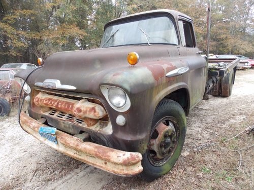 1957 Chevrolet C6500 FlatBed Truck = Project Manual $4.9k For Sale