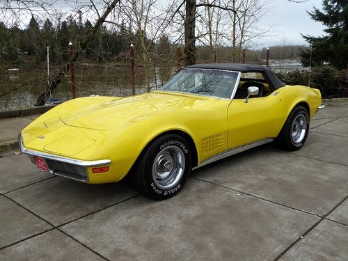 1971 Corvette Roadster = Convertible 350 Manual 4 speed $26. In vendita