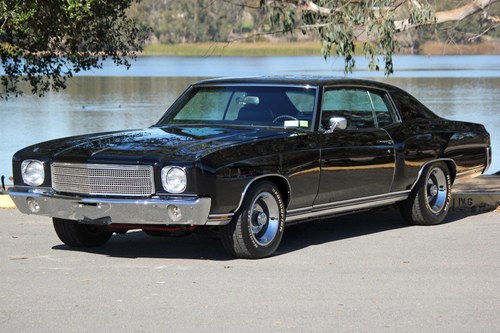 1970 Chevrolet Monte Carlo = 350+ auto Restored Black $49.5k For Sale