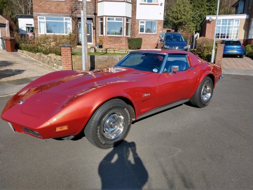 1973 Corvette 350 T-Top Coupe with 700R4 OD GD For Sale