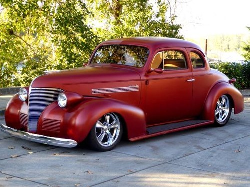 1939 Chevrolet Master 85 Coupe = Custom AC Air Ride $42.5k For Sale