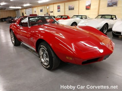 1974 Red Red Corvette 4spd 2 Owners For Sale