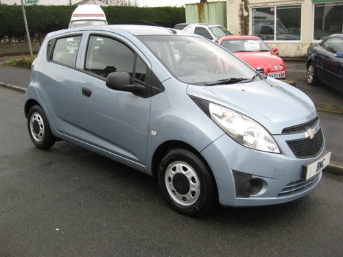 2012 61-reg Chevrolet Spark 1.0 a/c manual finished in blue  For Sale