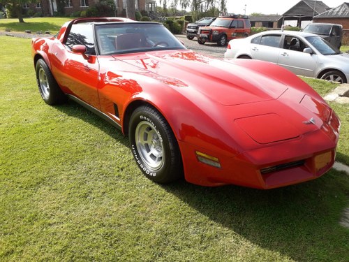 1980 Amazing red corvette c3 targa In vendita