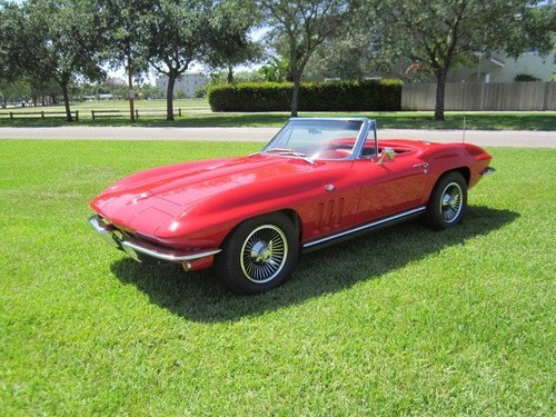 1965 Corvette Sting Ray Roadster = 327 4 speed AC $109.5   For Sale