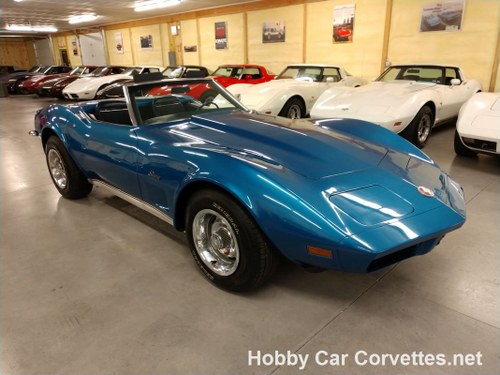 1973 Blue Blue Corvette Convertible 4spd For Sale For Sale