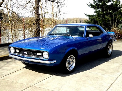 1968 chevy Camaro Coupe = Fast 454 + 4 speed Blue $25.5k For Sale
