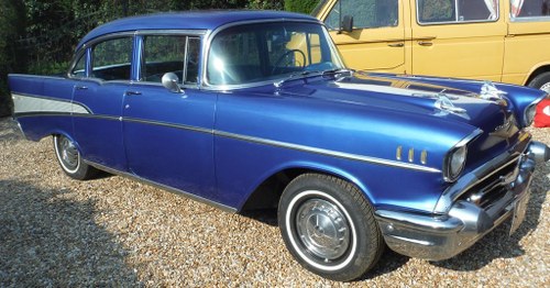 1957 Chevrolet (Chevy) Bel Air 4 door sedan SOLD  SOLD