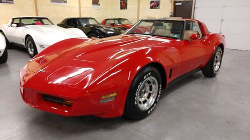 Picture of 1980 Red Corvette Tan Interior  - For Sale