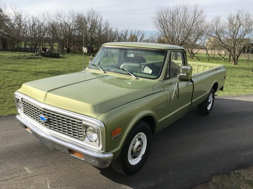 1971 CHEVROLET C20 RARE LONGHORN EDITION-PS, PB, A/C, HOUNDS SOLD