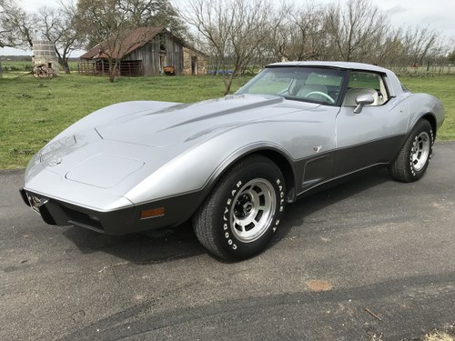 1978 CHEVROLET CORVETTE SILVER ANNIVERSARY COLLECTOR'S EDITI SOLD
