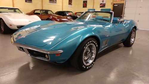 Picture of 1969 Blue Corvette Convertible 4spd 350Hp 2 Tops - For Sale